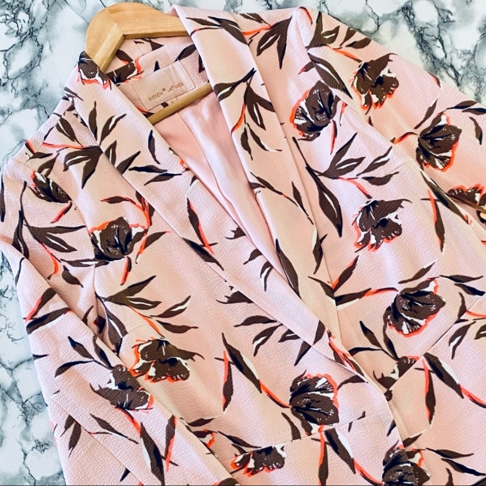 ɢɪʙsᴏɴ ʟᴀᴛɪᴍᴇʀ ᴘɪɴᴋ ғʟᴏʀᴀʟ ᴘʀɪɴᴛ ʙʟᴀᴢᴇʀ 🌸